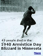 Many took advantage of the mild holiday weather and spent the day outdoors. Then came rain ... which turned to snow, accompanied by howling winds.